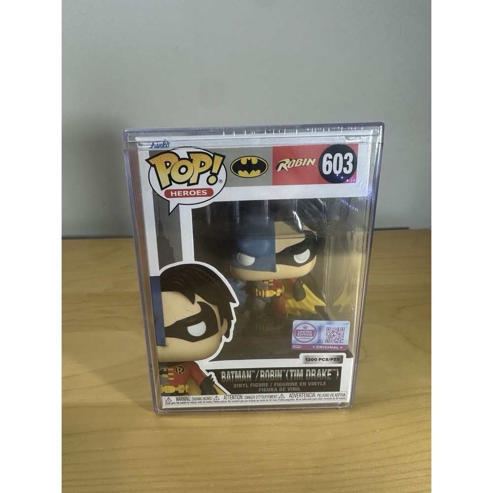 Funko Pop Batman Robin Tim Drake #603 LE 1200 Pop Protector New Sealed